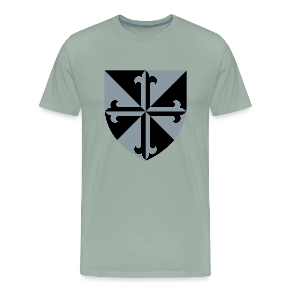 Shield Dominican Order #Metallic #Silver Premium T-Shirt