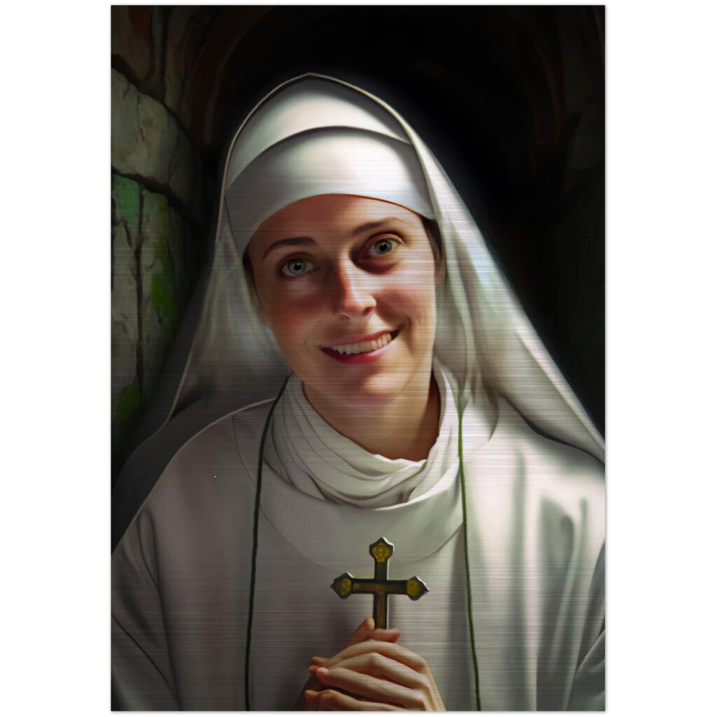 Sr. Clare Crockett, SHM Brushed Aluminum Print