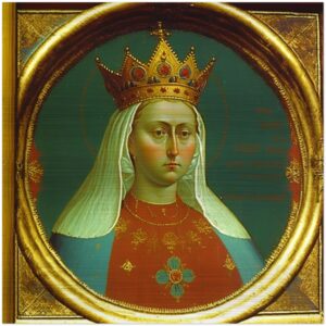 Isabel I of Castile, also known as Isabel the Catholic ✠ Brushed Aluminum Print Wall Art Rosary.Team