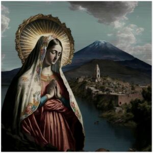 Mother of Mercy ✠ Brushed Aluminum Icon Brushed Aluminum Icons Rosary.Team