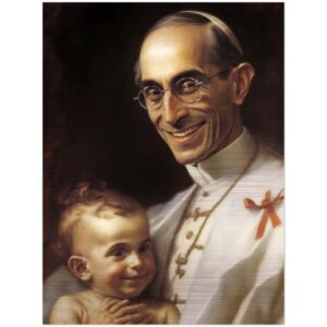Venerable Pope Pius XII, Pray for Us ✠ Brushed Aluminum Print Brushed Aluminum Icons Rosary.Team