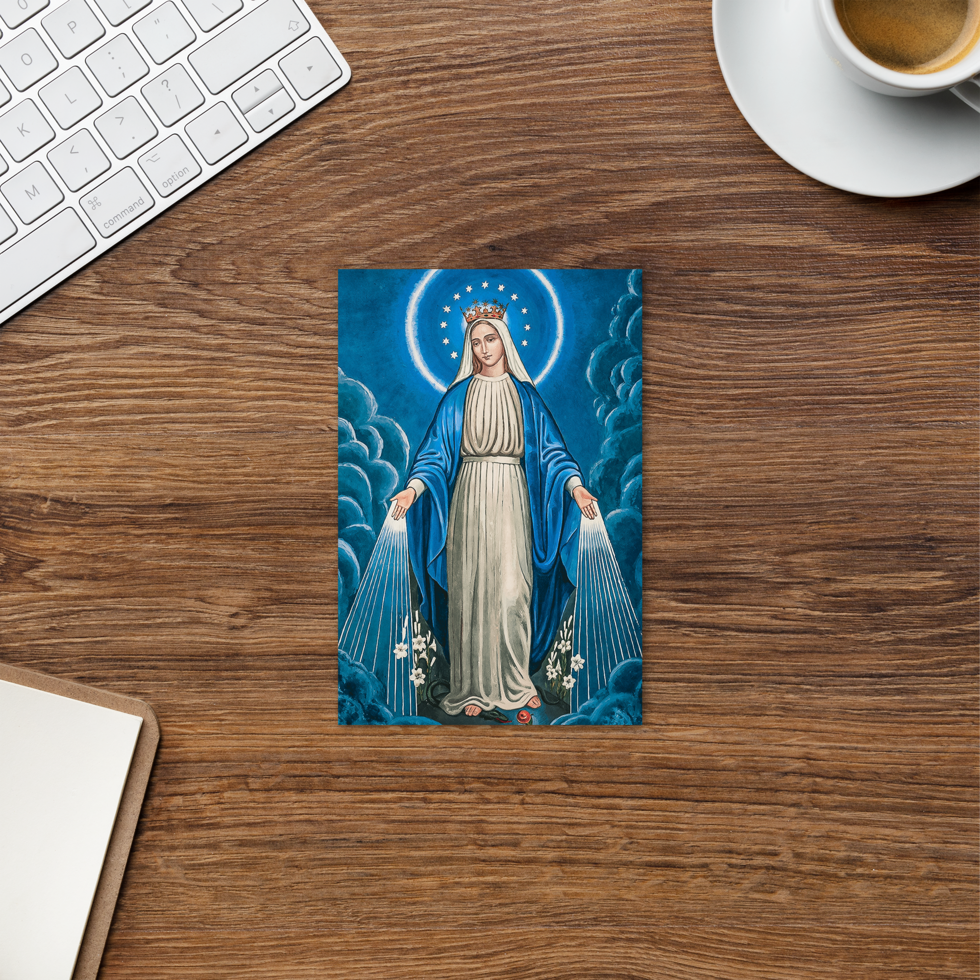 Our Lady of Grace ✠ Vertical Standard Postcard