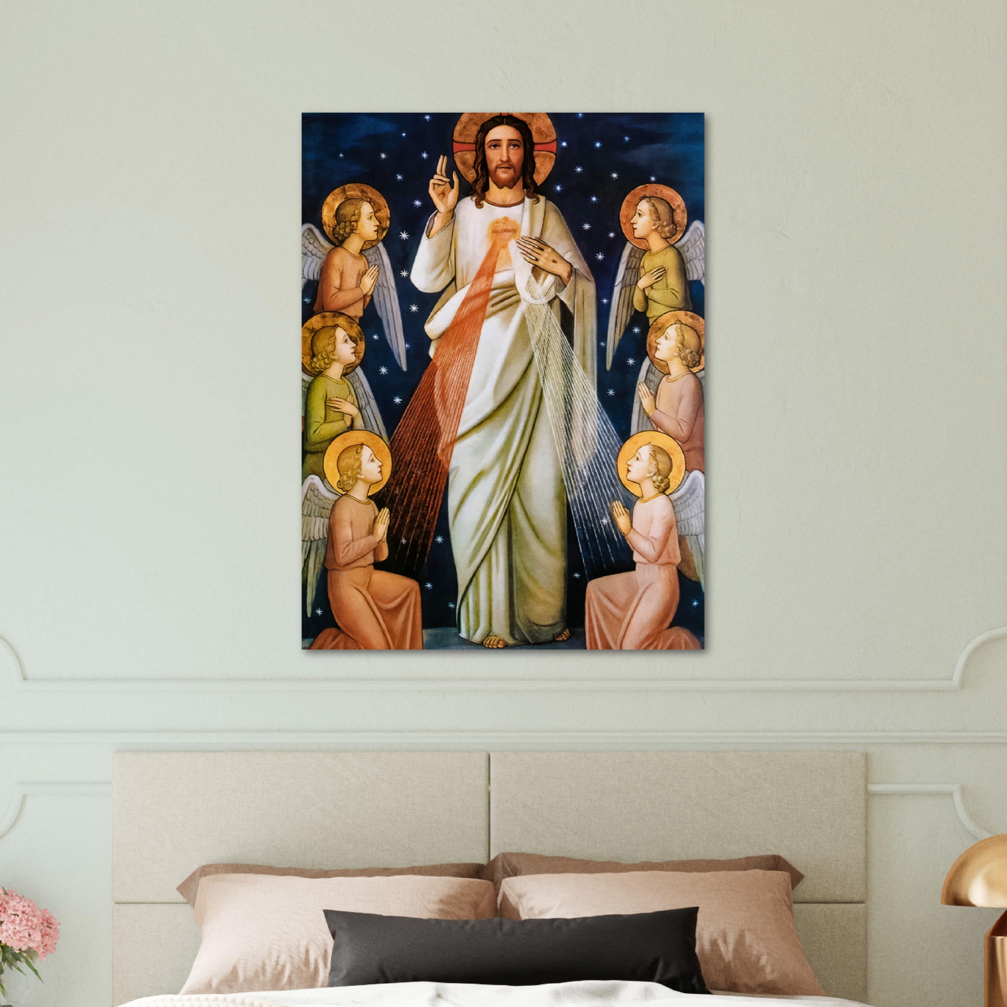Jesus Christ King of Mercy ✠ Museum-Quality Matte Paper Poster 24x32 Museum-Quality Matte Paper Poster