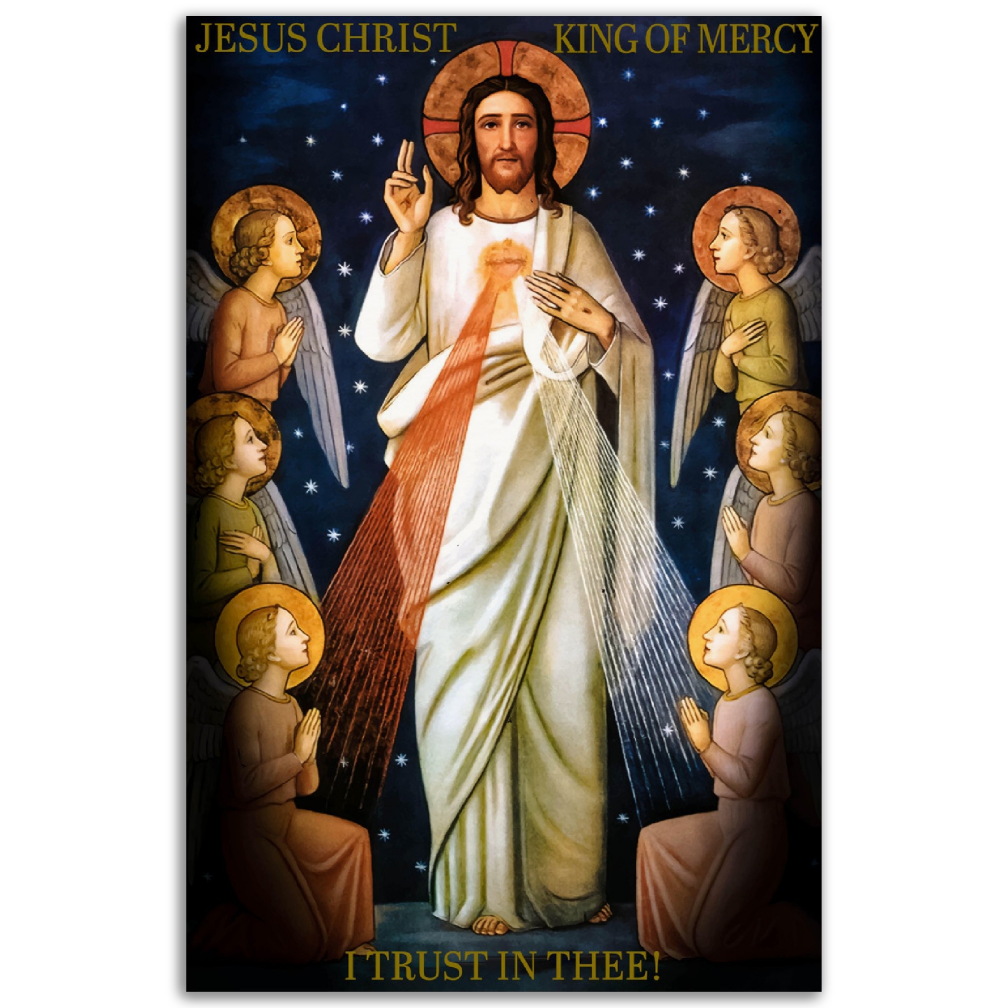 Jesus Christ King of Mercy ✠ Museum-Quality Matte Paper Poster