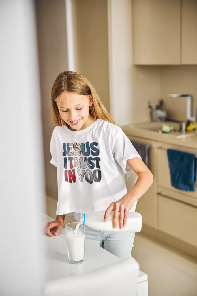 Divine Mercy Jesus I Trust in You  Premium Unisex Crewneck T-shirt