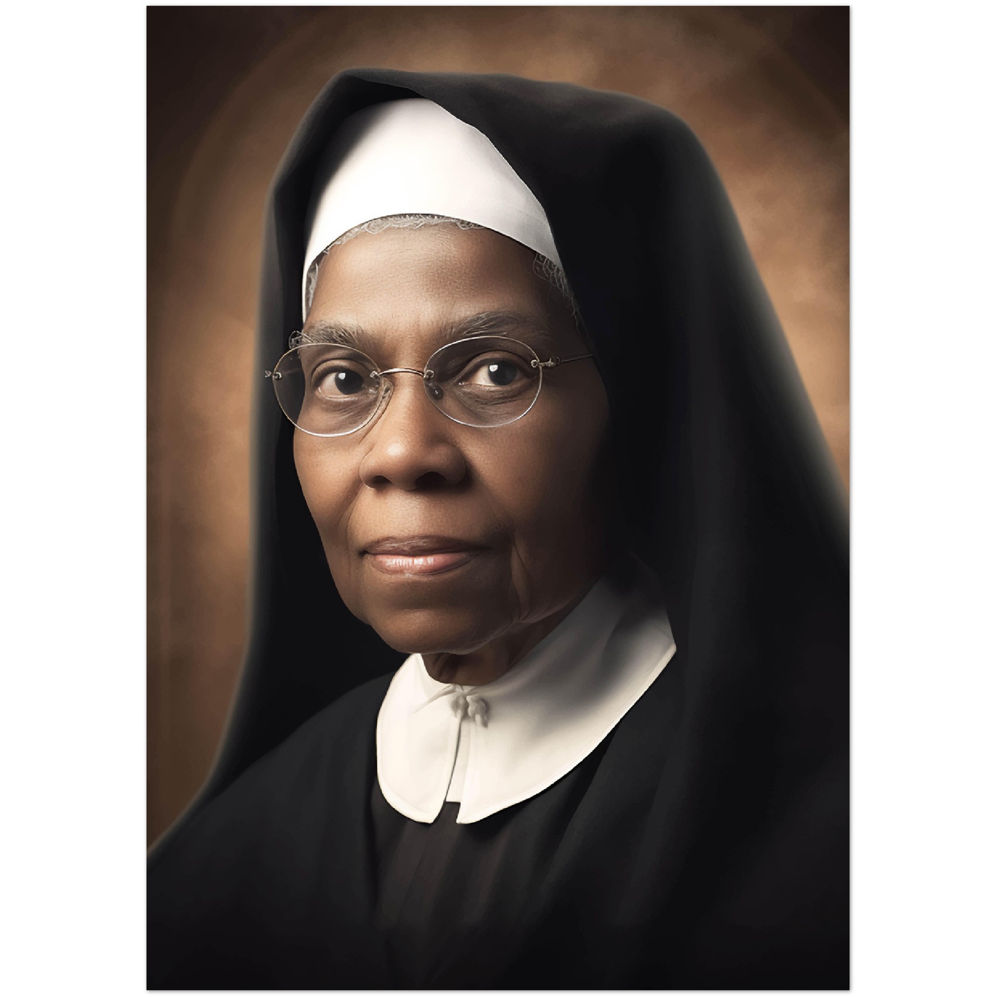 Sister Wilhelmina Lancaster of the Most Holy Rosary Silk Paper Print 10 copies