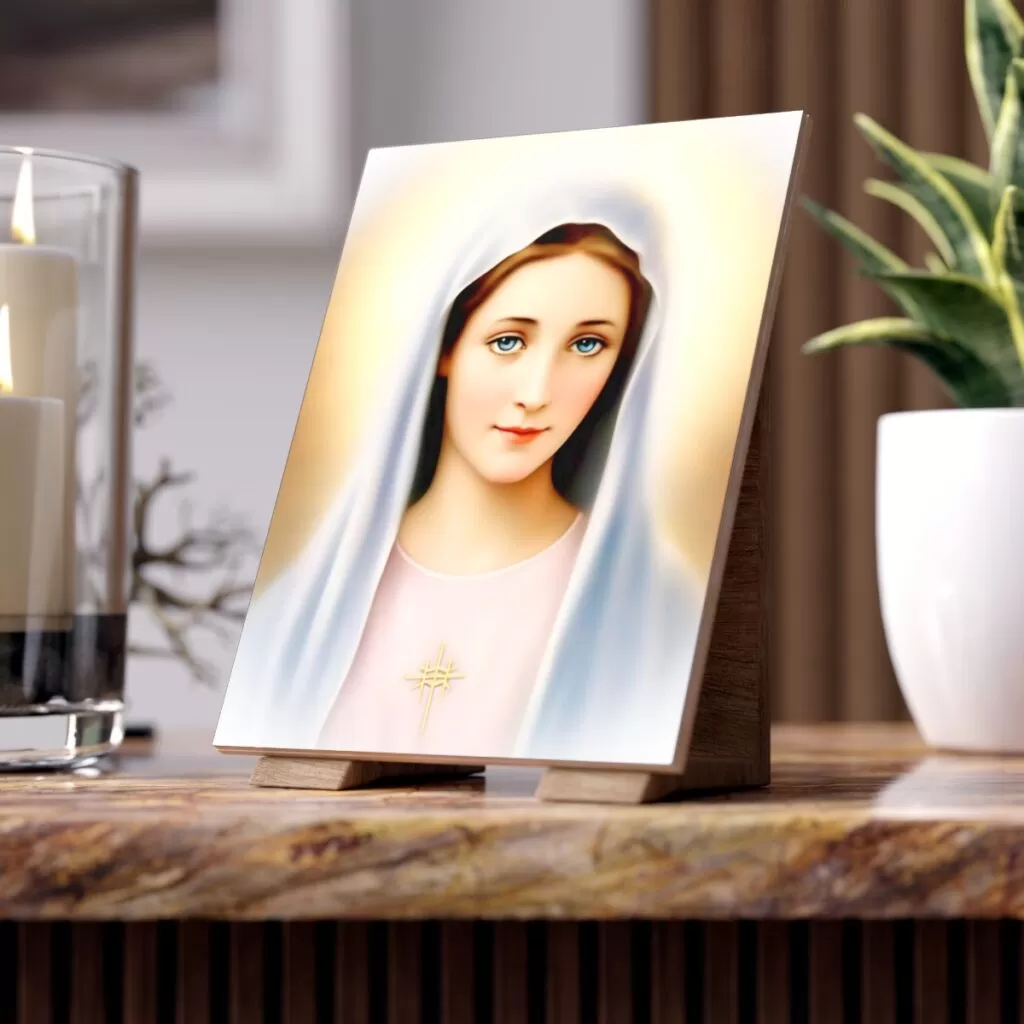 Our Lady of Tihaljina – Medjugorje Ceramic Icon Tile