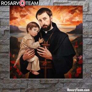 St. Francis Xavier icon Brushed Aluminum Brushed Aluminum Icons Rosary.Team