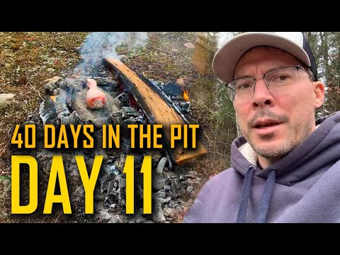 DAY 11: 40 DAYS in THE PIT 🔥SURVIVAL CHICKEN DISASTER – Fr. Mark Goring