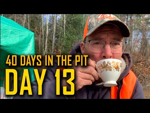 DAY 13: 40 DAYS in THE PIT 🔥 STONE GRILLED CHICKEN