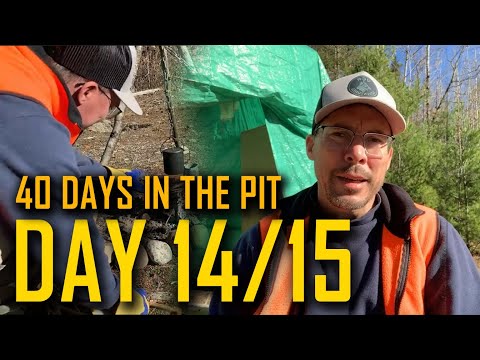 DAY 14 / 15: 40 DAYS in THE PIT 🔥 CAMPFIRE BACON CHEESE BURGER / The Best Love Scripture Yet