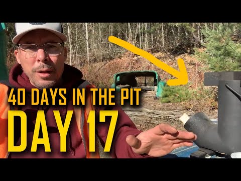 DAY 17: 40 DAYS in THE PIT 🔥 Beef Stew ROCKET STOVE – HUGE SUCCESS