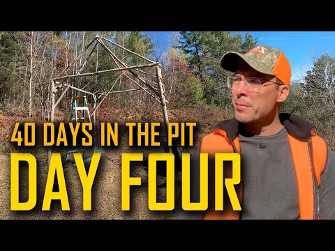 DAY 4: 40 DAYS in THE PIT 🔥 Next-Level Cooking and Fort Progress – Fr. Mark Goring