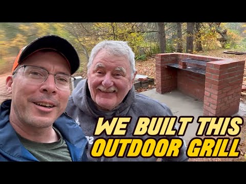 We Built This Wilderness Brick Grill 🔥 Build & Tour – Fr. Mark Goring