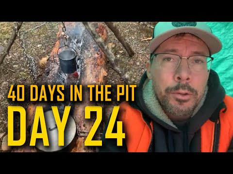 DAY 24: 40 DAYS in THE PIT 🔥This Fire Technique will BLOW YOUR MIND