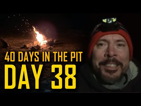 DAY 38: 40 DAYS in THE PIT 🔥 Deep Despressing Dialogue in the Darkness… Let’s Chat