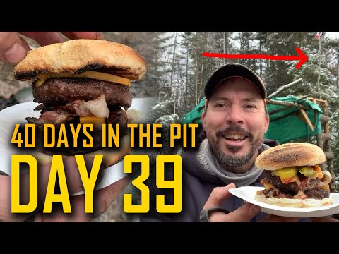 DAY 39: 40 DAYS in THE PIT 🔥 POPE LEO Lookout & Double Bacon Cheeseburger!