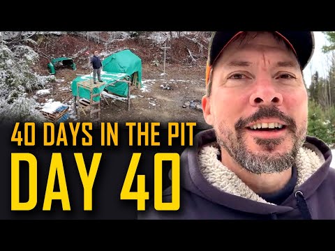 DAY 40: 40 DAYS in THE PIT 🔥 We Made it…I Survived the Pit 🔥🙌