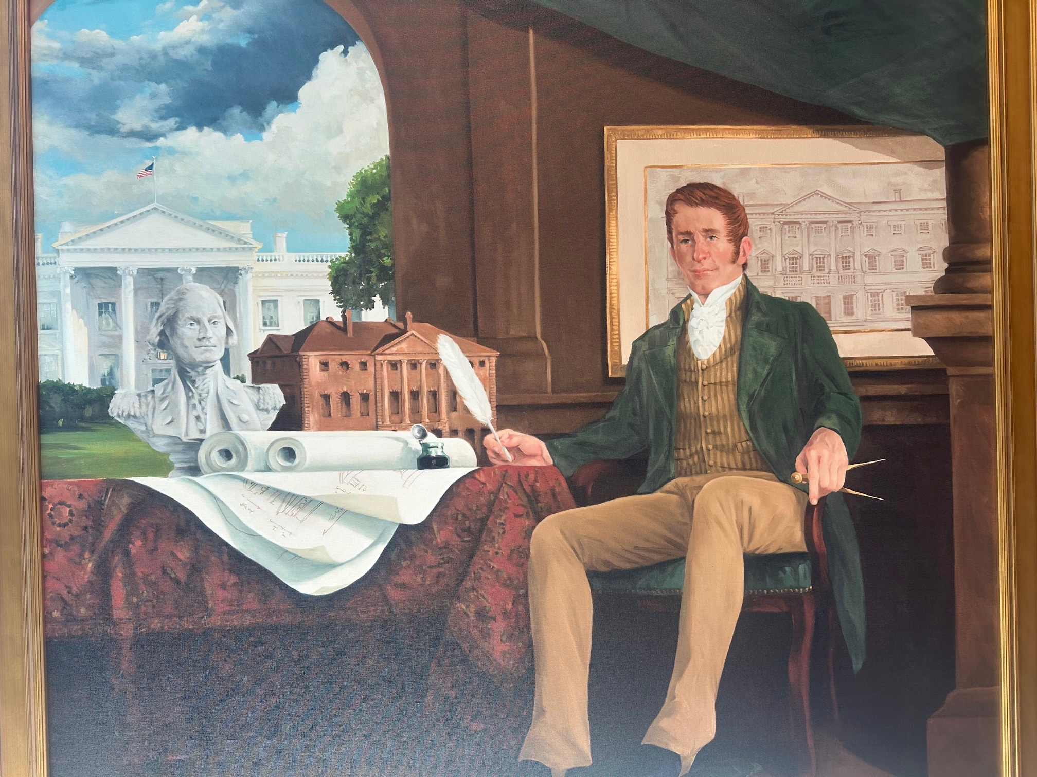 A portrait of James Hoban, architect and builder of the White House, an Irish-American immigrant. | Credit: Stephanie Green