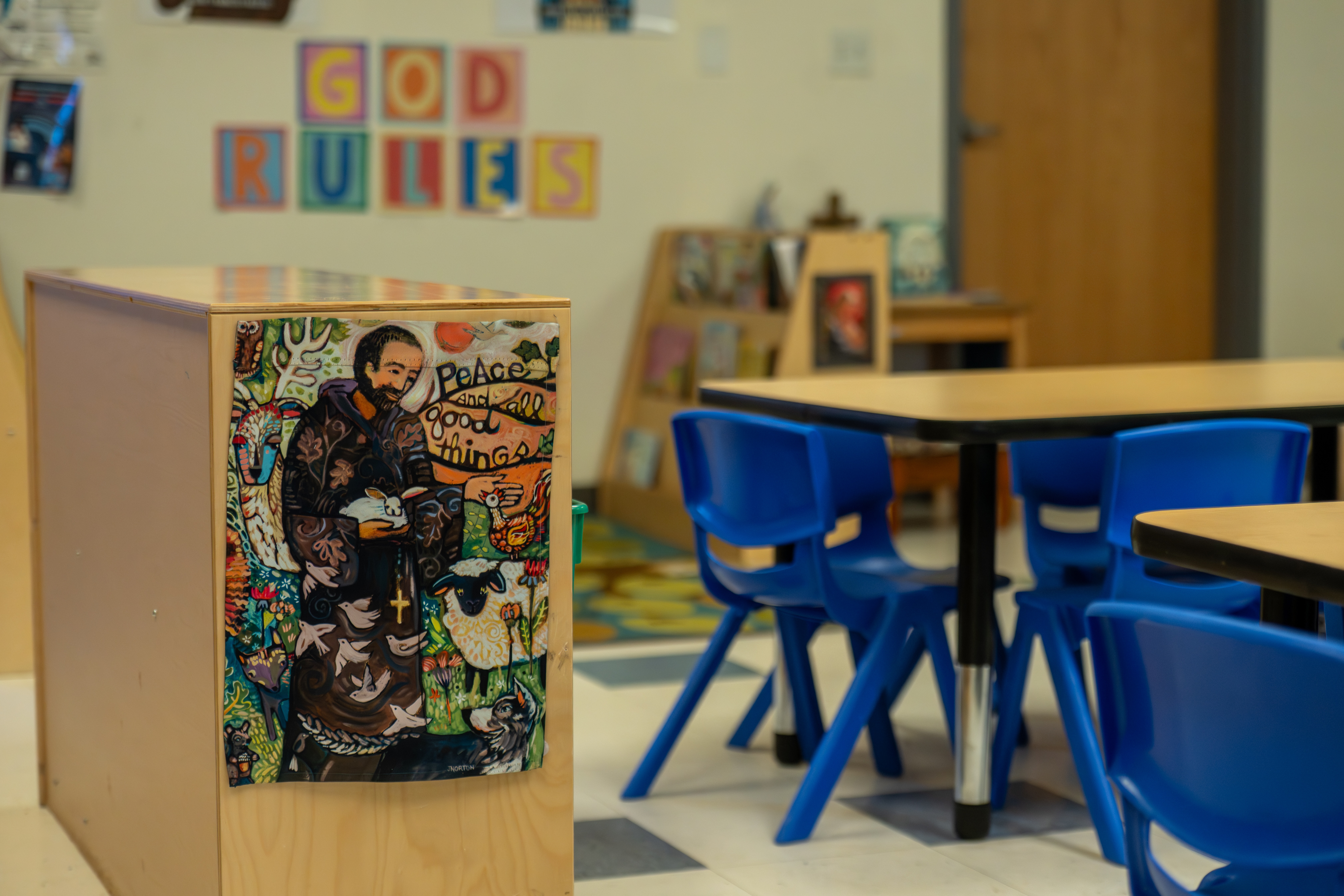 A classroom at St. Mary Catholic Virtue Preschool in Littleton, Colorado. | Credit: Becket