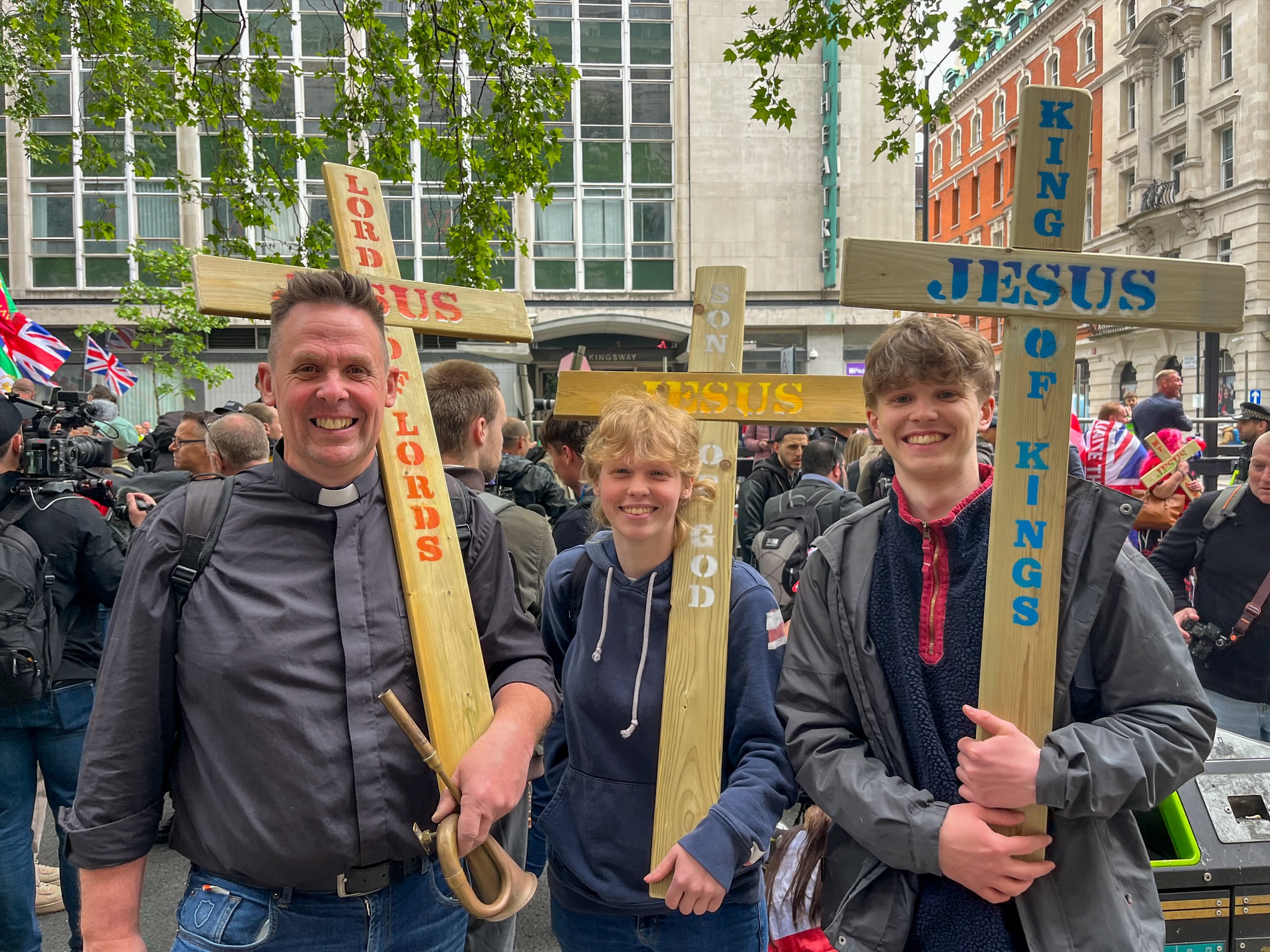 Christian faith looms large at ‘Unite The Kingdom’ protest in London