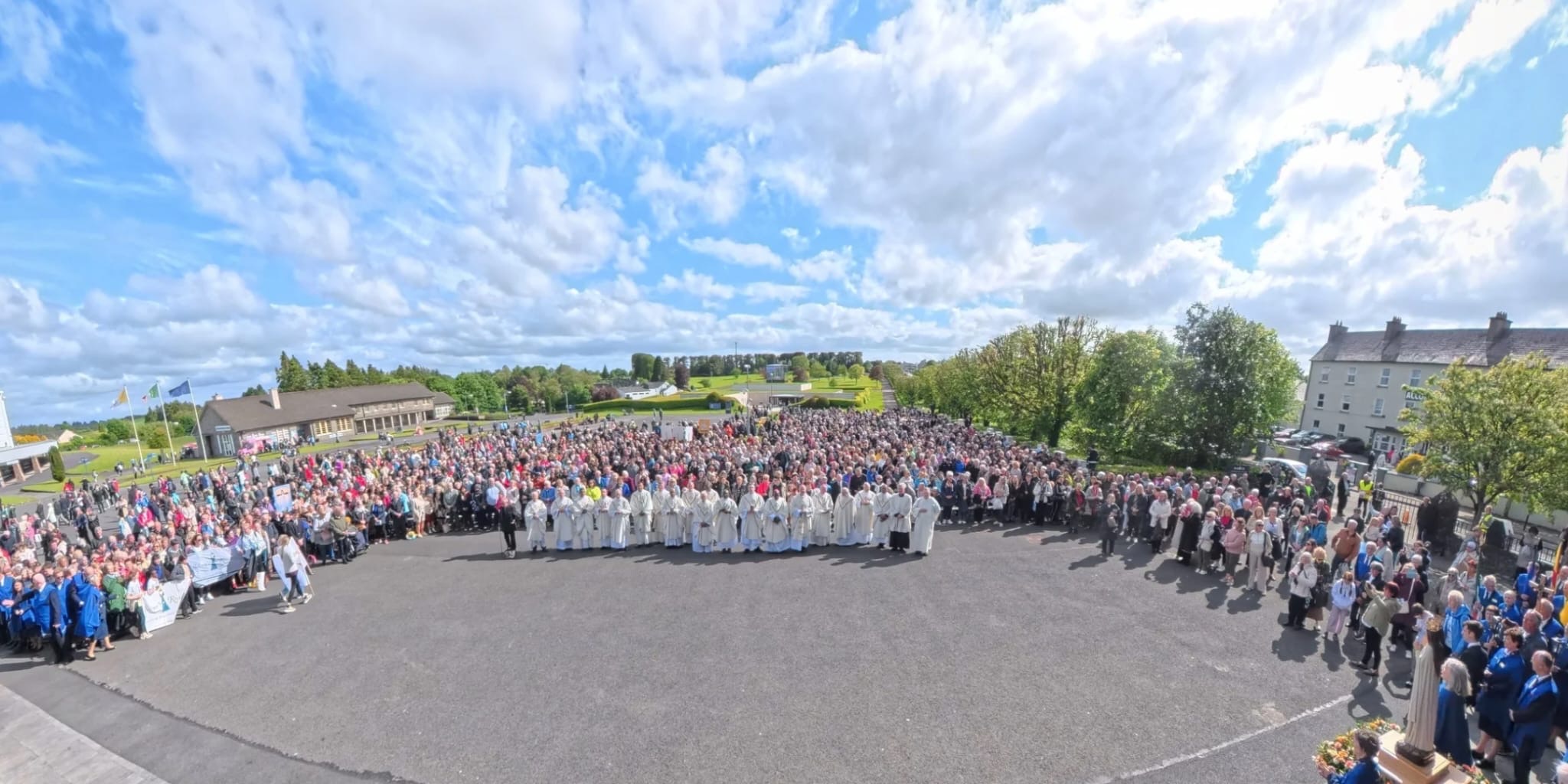 13,000 gather at Knock in Ireland for largest Catholic rally since papal visit