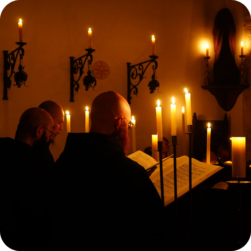 The monks of Norcia chant the Divine Office seven times during the day and once during the night. | Credit: Photo courtesy of the Monks of Norcia
