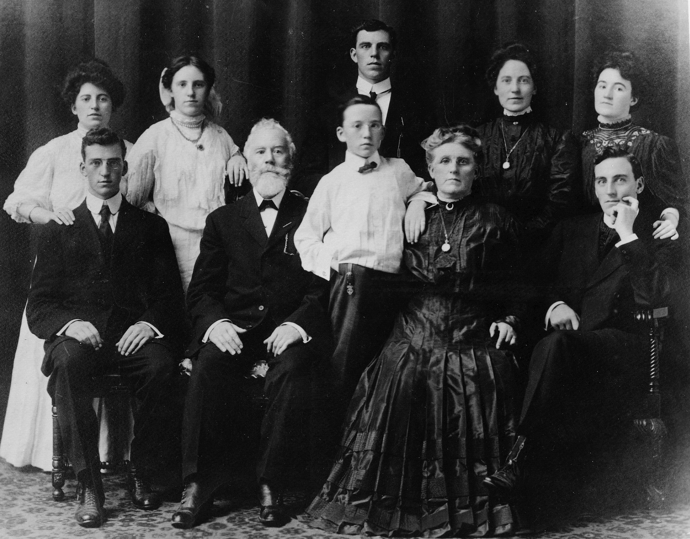 Flanagan family portrait taken in 1908. Photo courtesy of Boys Town.