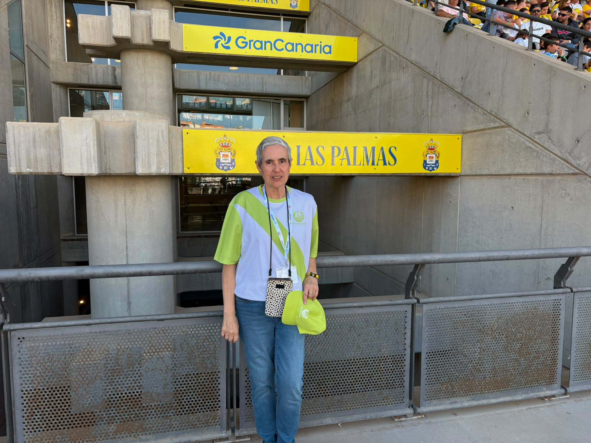 Yolanda, a volunteer with the papal tripʼs organizing committee, is offering her suffering from cancer for the pope. | Credit: Victoria Cardiel/EWTN News