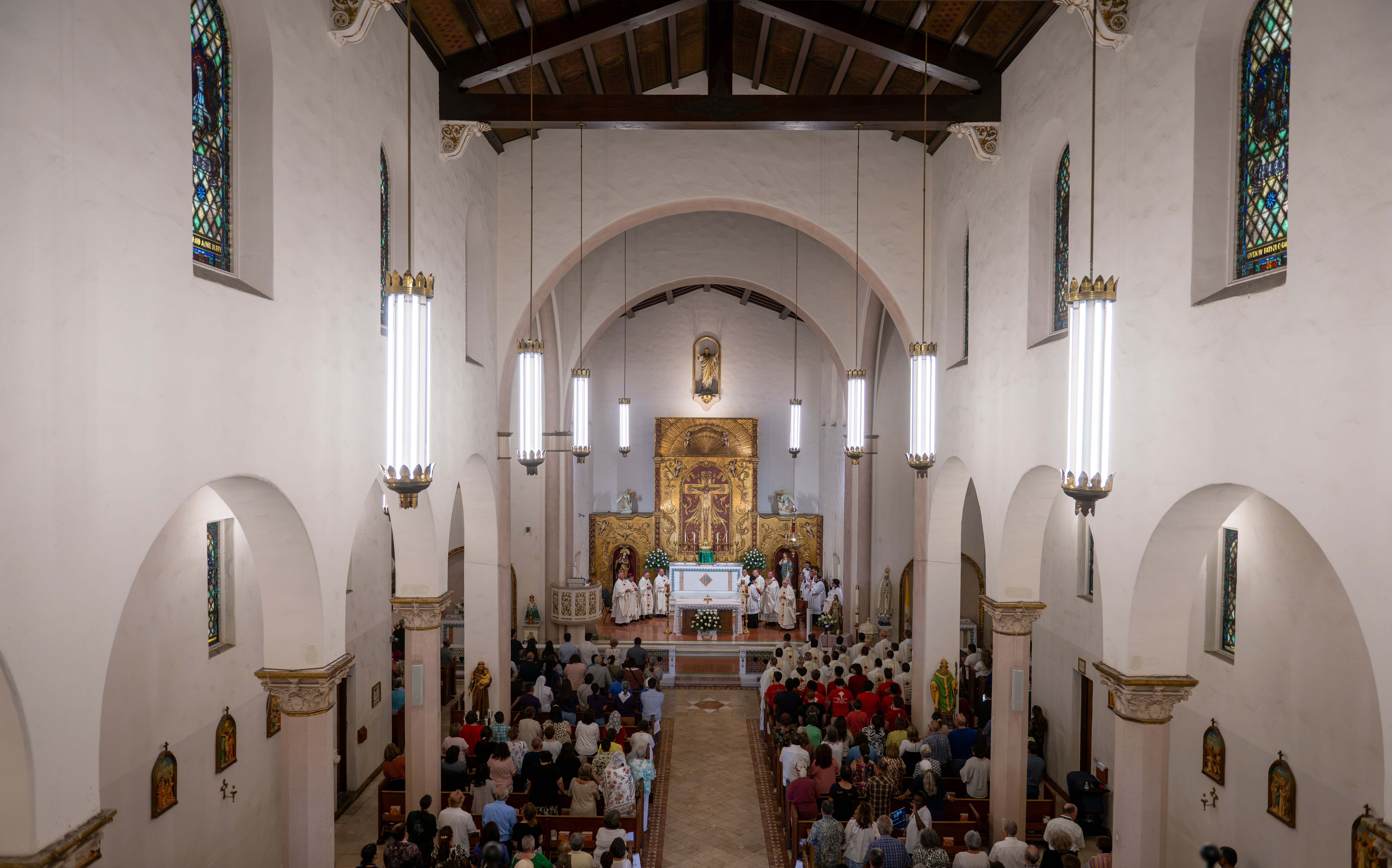 Catholic bishops, clergy, and hundreds of faithful attended the Border Mass 250 at Sacred Heart Church in Nogales, Arizona, on June 26, 2026. | Credit: Photo courtesy of Brett Meister/Diocese of Phoenix