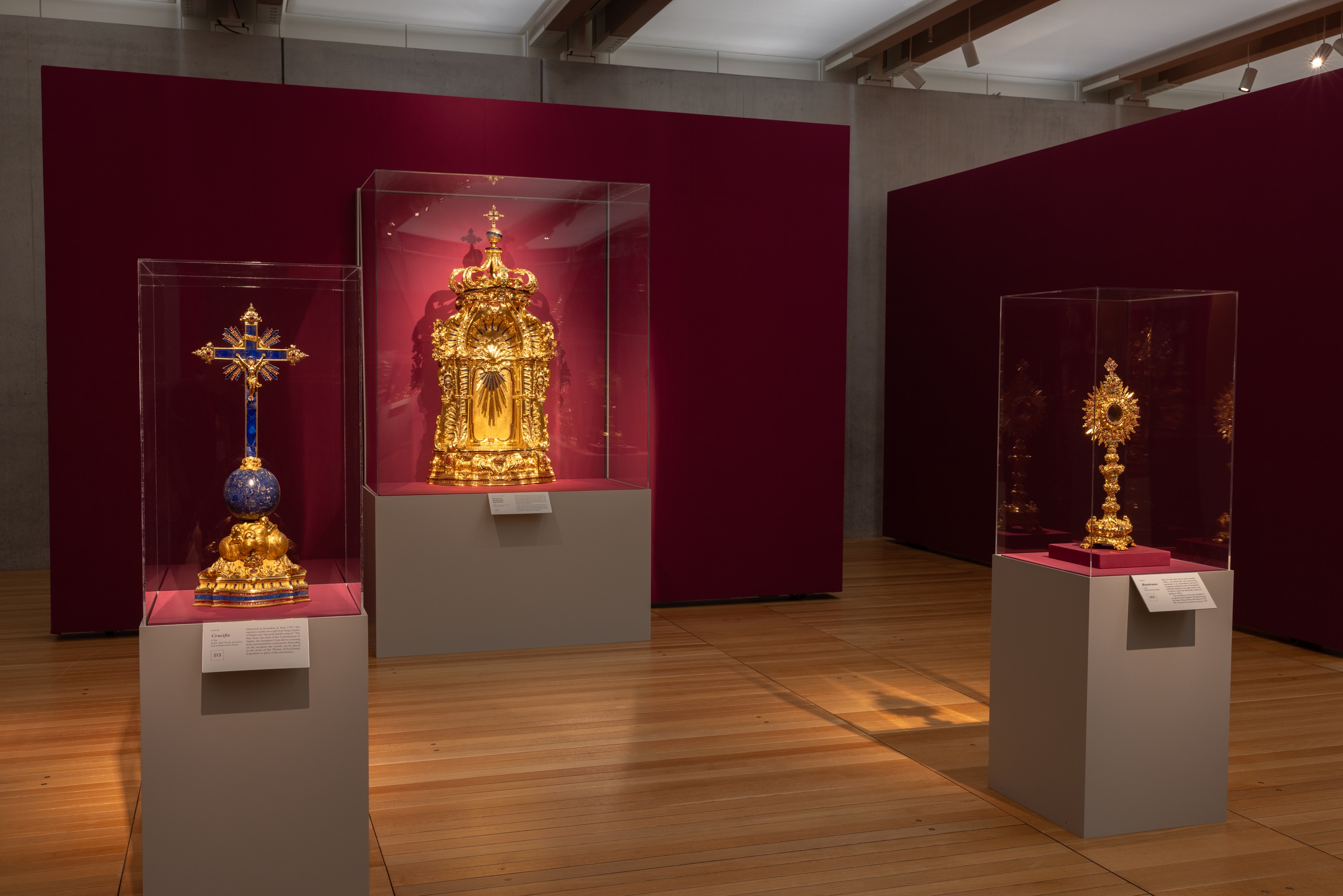 The throne of Eucharistic exposition/monstrance/crucifix is currently on display at the Kimbell Art Museum in Fort Worth, Texas. | Credit: Robert LaPrelle, Kimbell Art Museum