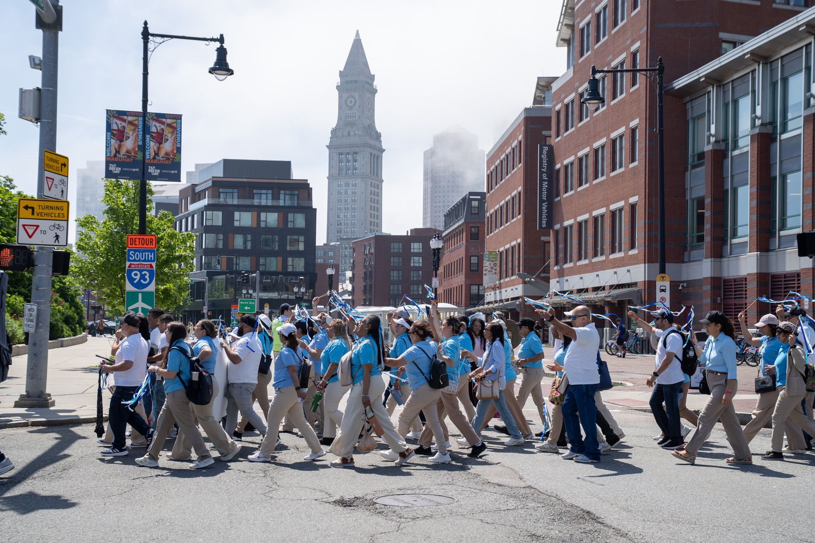 Thousands flock to national Eucharistic procession in Boston