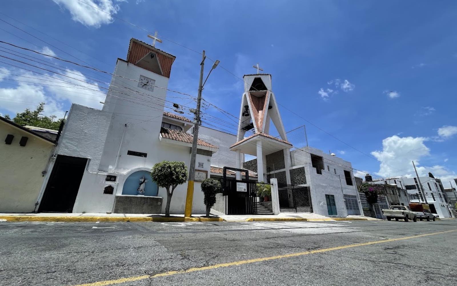 Our Lady of the Assumption Parish in the northwestern part of the city of Puebla, Mexico. Its parish priest, Father Alberto Vivar León, coordinates care for migrants there. | Credit: David Ramos/EWTN News