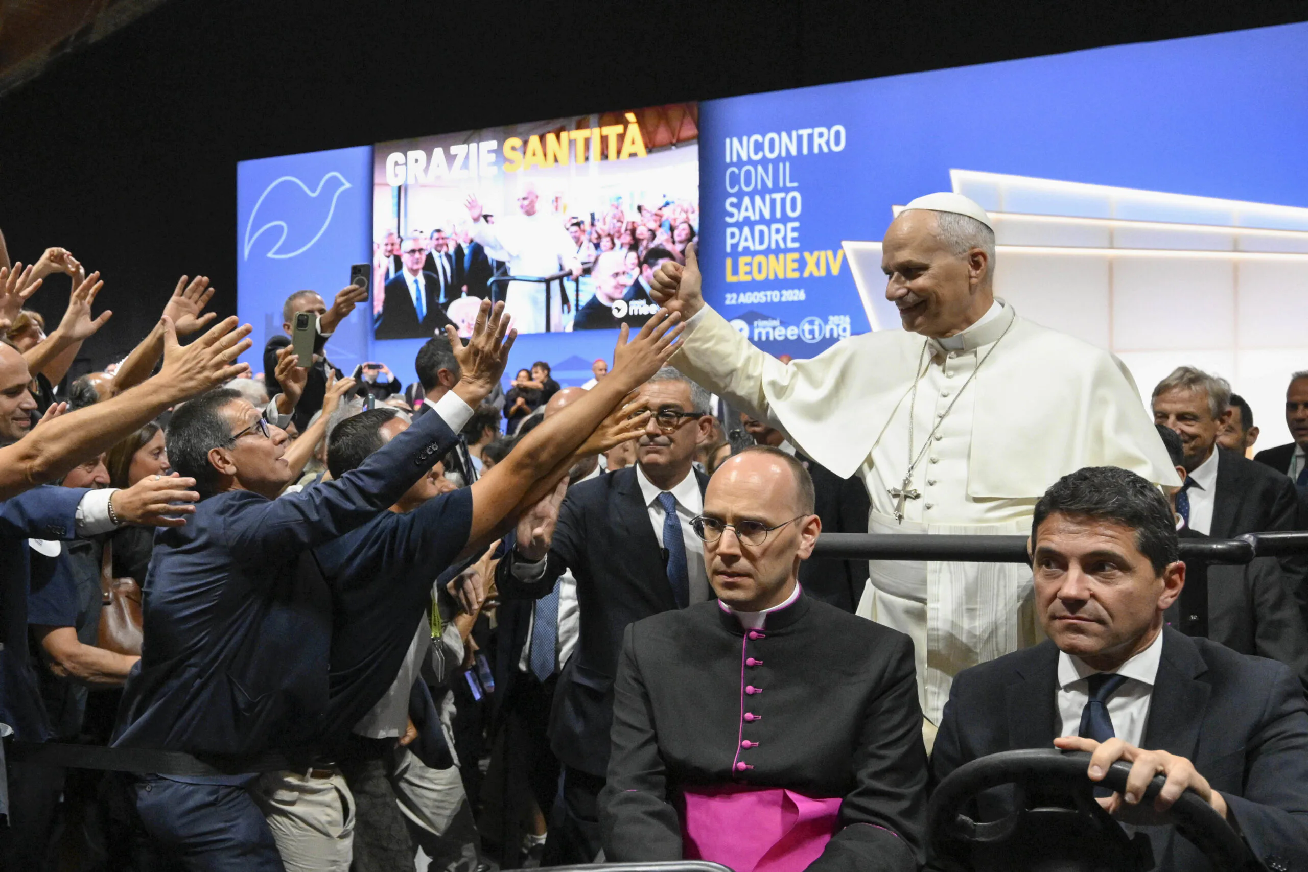 At friendship meeting in Italy, Pope Leo calls for fraternity: ‘Love is the law of life’