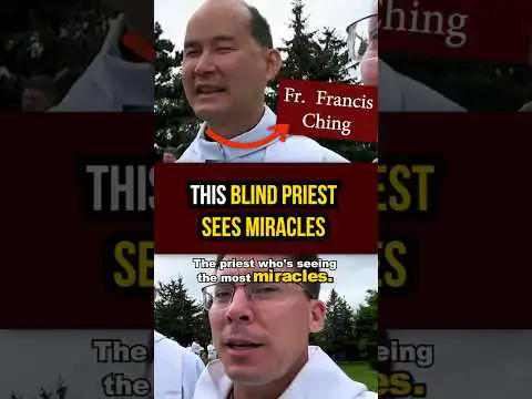 This priest is blind but sees MIRACLES 😭✝️