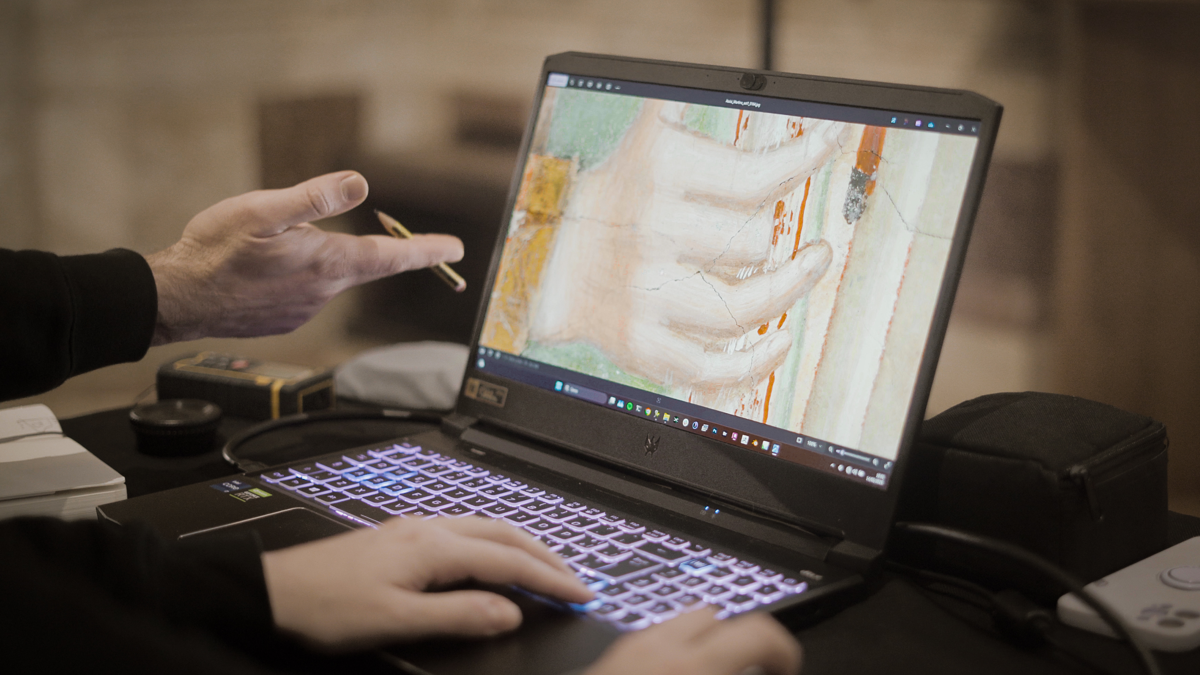 A look at the Preserving Assisi digitization campaign by Haltadefinizione. | Credit: Haltadefinizione