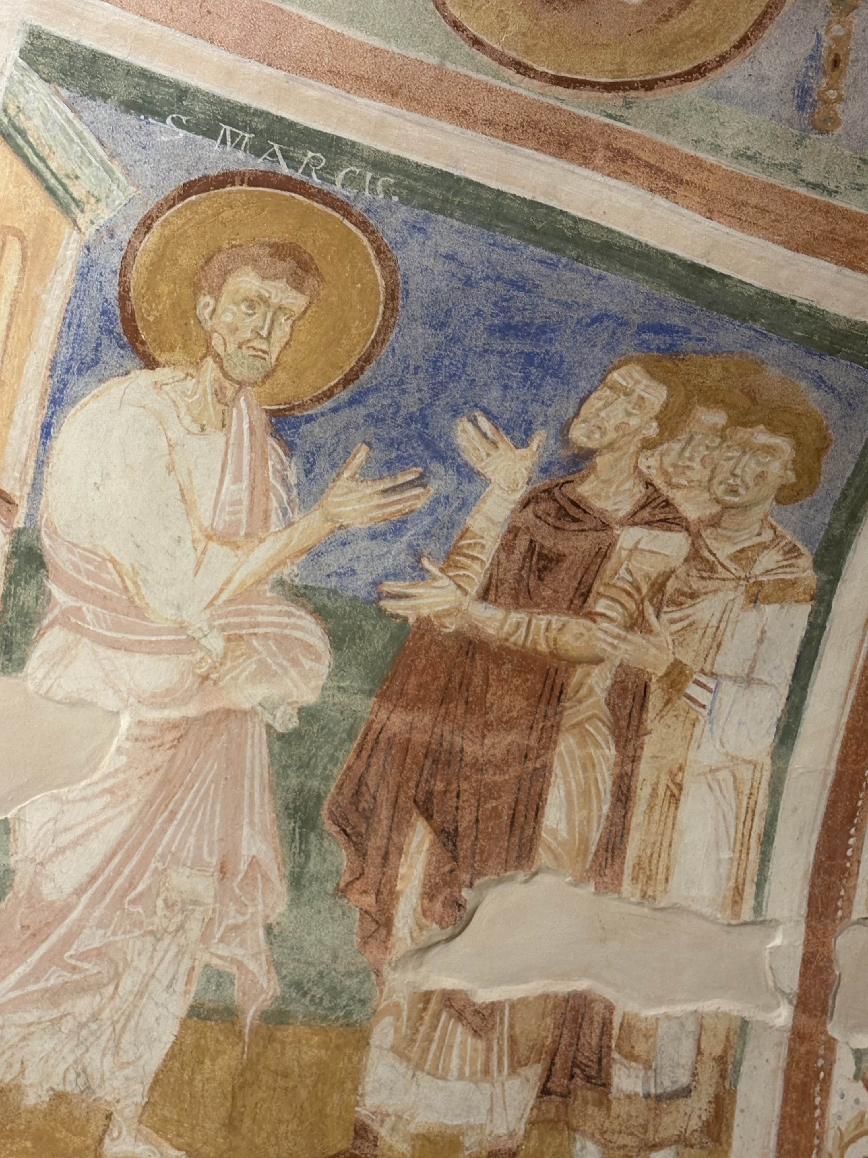 Fresco of St. Mark in the Basilica of Aquileia. | Credit: Victoria Cardiel/EWTN News