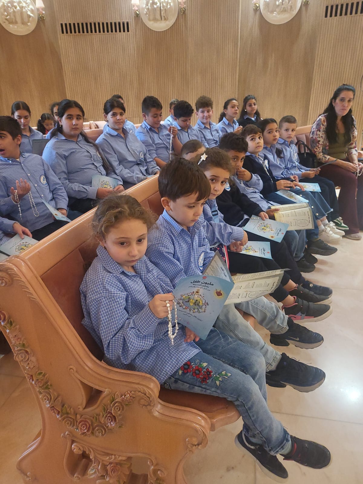 Across the Middle East, children answer Pope Leo’s call to pray the rosary for peace