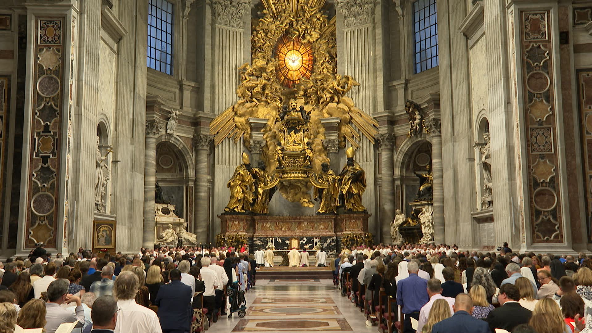 Bishop Barron ordains 18 deacons from the North American College in St. Peter’s Basilica
