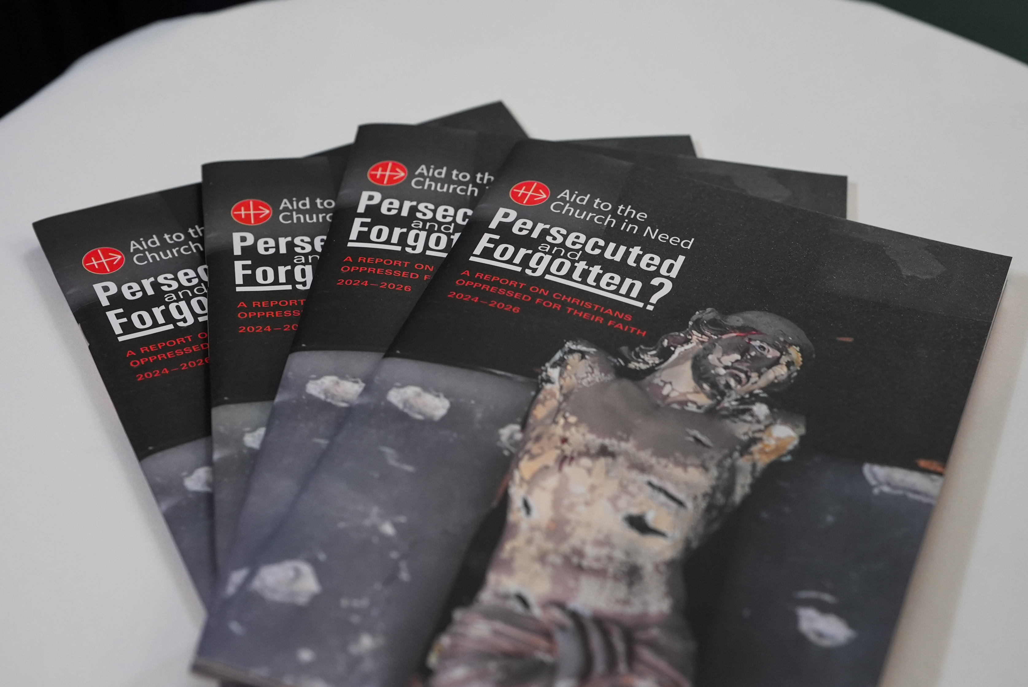 “Persecuted and Forgotten?” is Aid to the Church in Need UK’s latest report outlining the persecution of Christians in 18 selected countries, Oct. 27, 2026. | Credit: Elliot Hartley