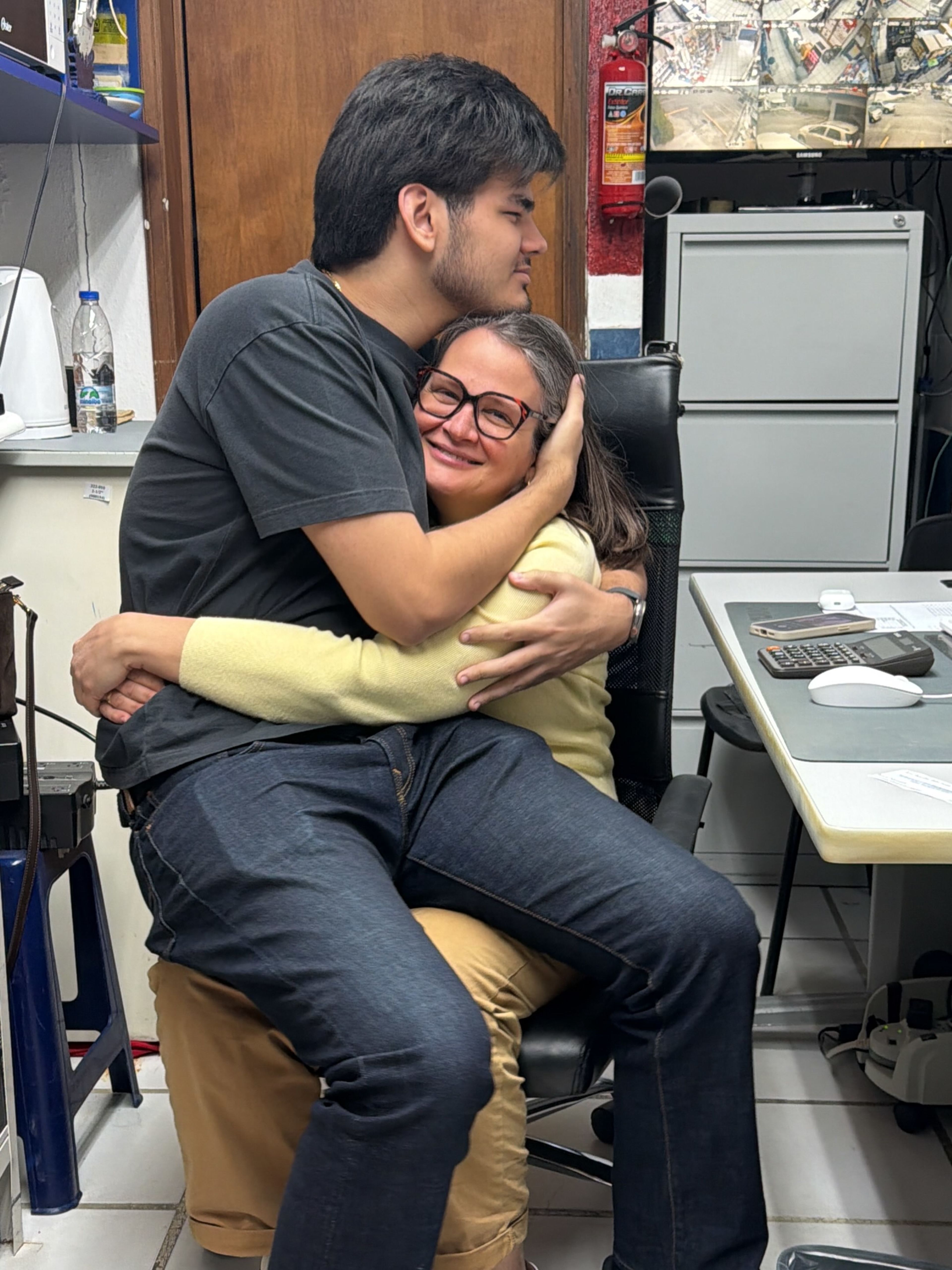 María Elena with Enrique | Credit: Courtesy of María Elena Rocha