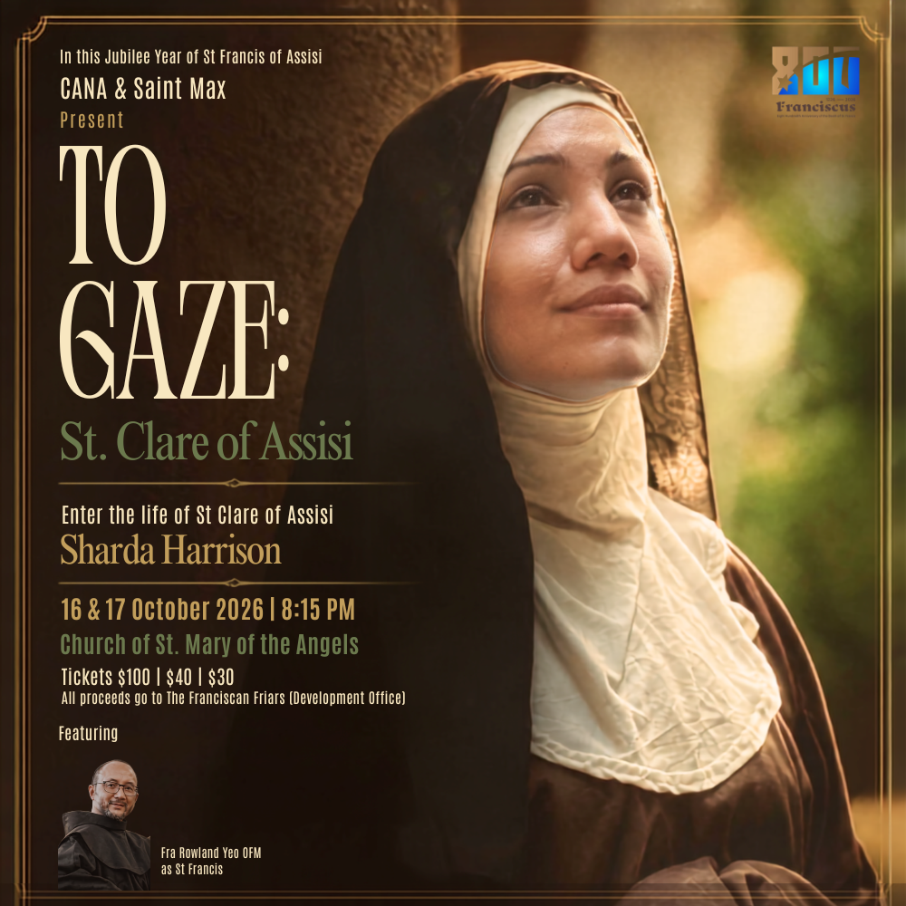 In a wealthy Asian city, a play asks why St. Clare of Assisi chose to own nothing