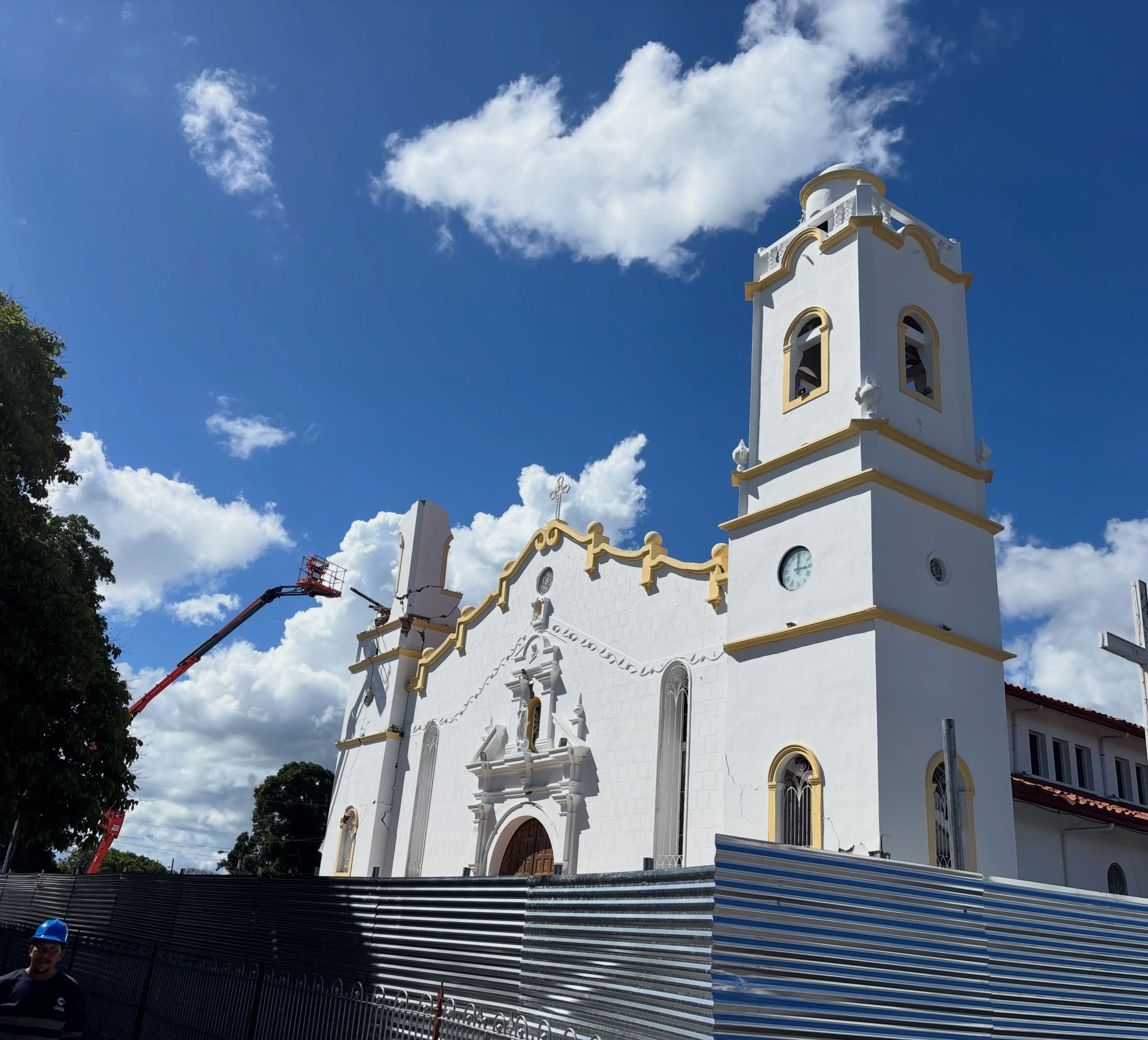 A photograph shared on Oct. 14, 2026, shows damage to St. John the Baptist Cathedral in the Diocese of Penonomé in Panama after the Oct. 9 earthquake. | Credit: St. John the Baptist Cathedral, Penonomé