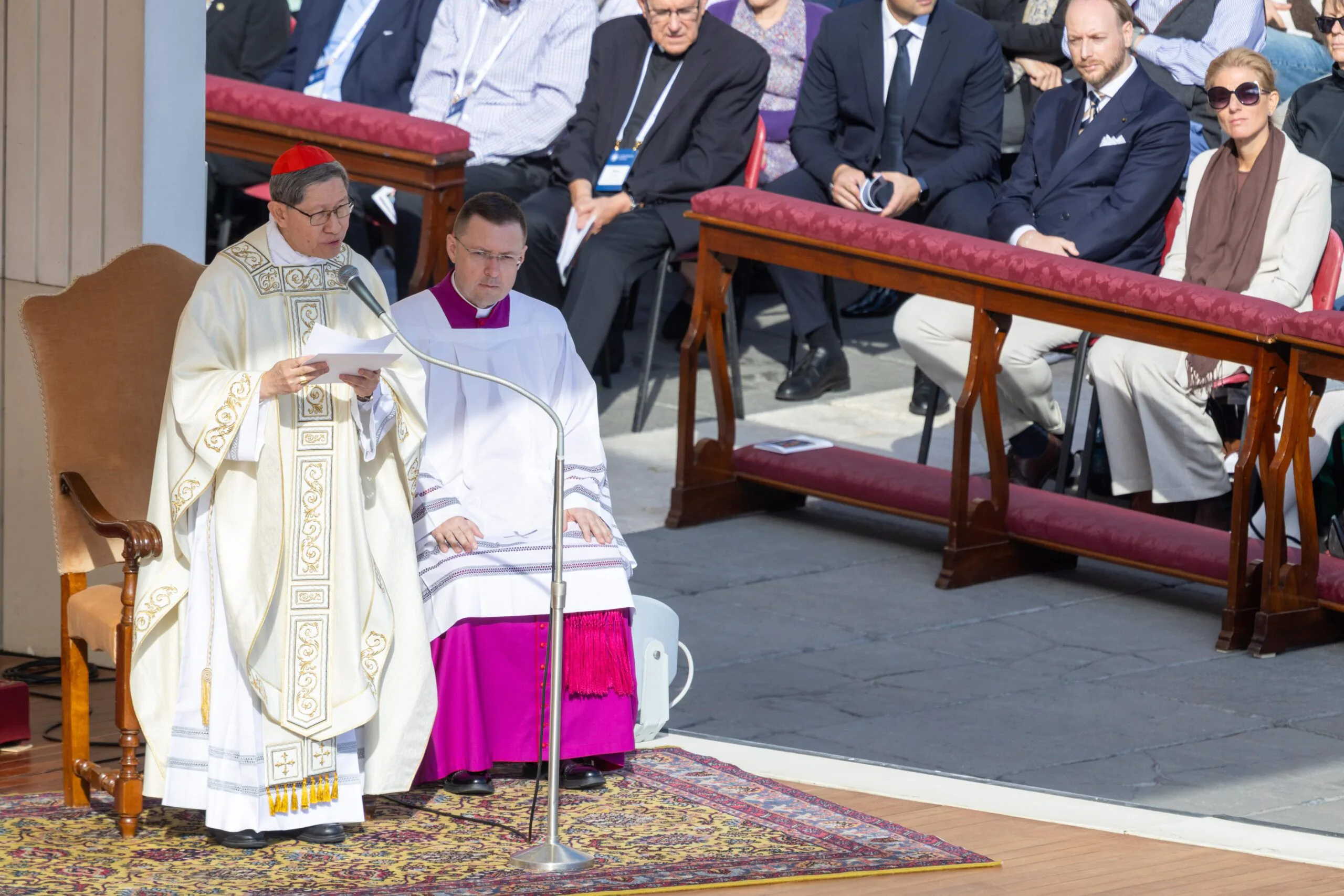 Pope Leo XIV sends message after surgery to Vatican conference, asks for prayers